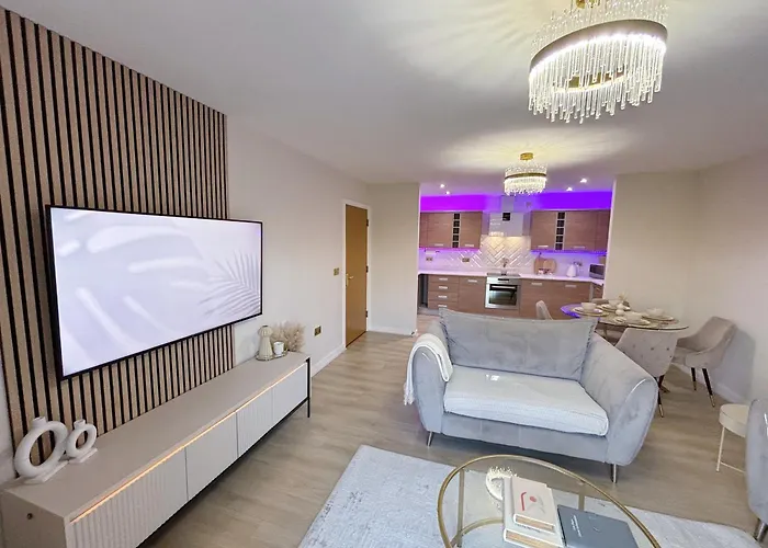 Apartament Luxury 2 Bedroom With Free Parking & Jacuzzi Bath Leeds (West Yorkshire)